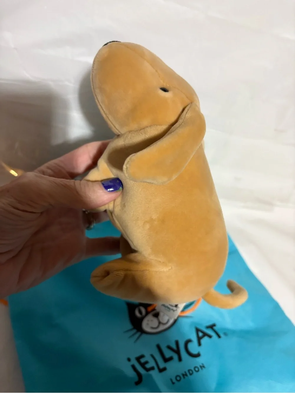 Jellycat Mellow Mallow Dog Retired and hard to find! Jellycat bag is included.